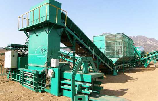 Beston garbage sorting plant for sale