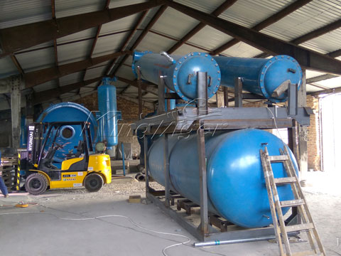 waste tire pyrolysis machine