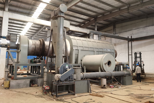 Biomass Pyrolysis Plant for Sale Installed in Hubei