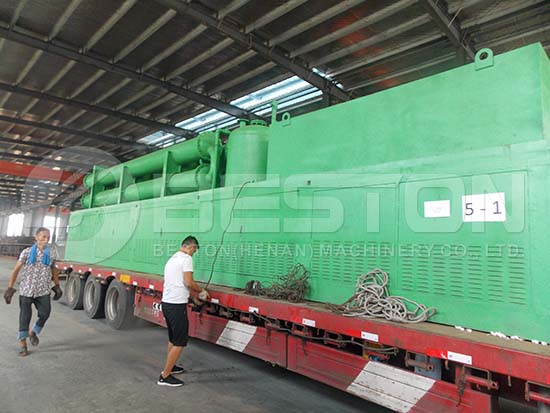 Continuous Tire Pyrolysis Machine to Romania