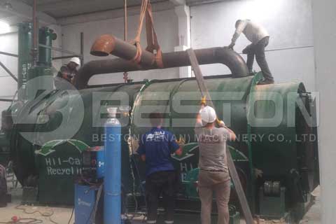 waste tyre pyrolysis plant cost