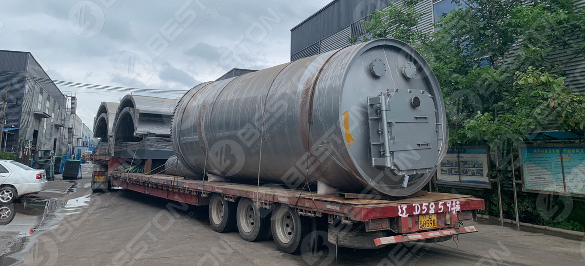 Shipment of Beston Tyre Pyrolysis Plant Project Report to Indonesia