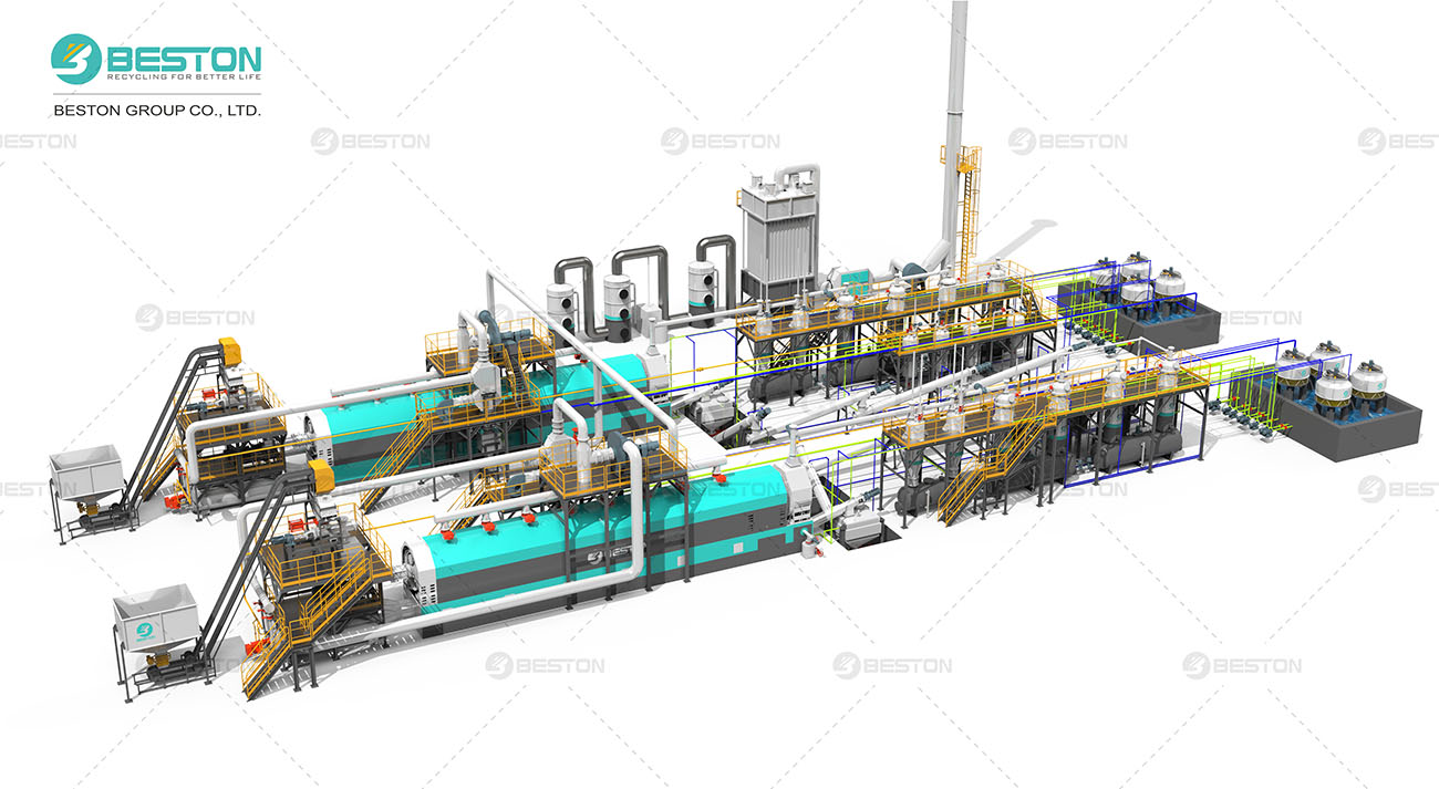 BLL-30 Continuous Tyre Pyrolysis Plant